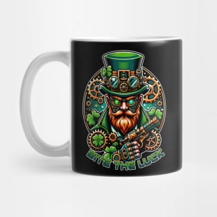 Steampunk St. Patrick's Day Leprechaun Mug